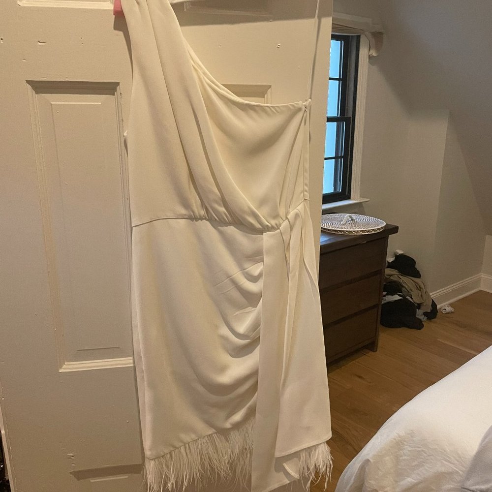 Saylor Audrie Dress in White - size small